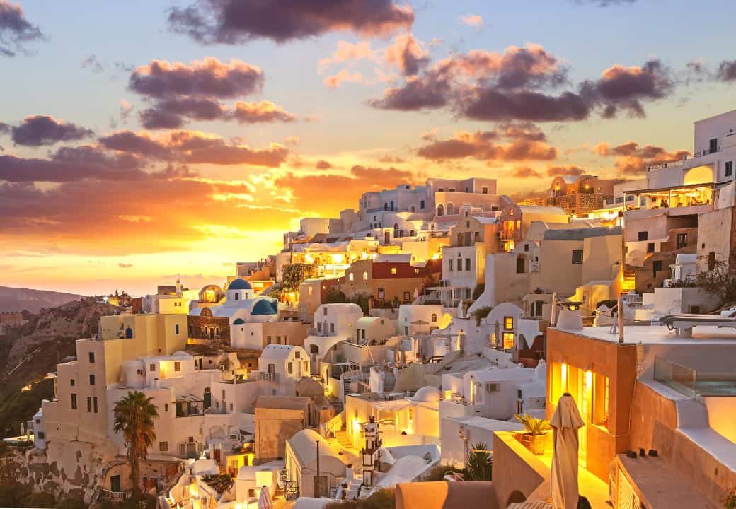 Santorini, Naxos & Athens